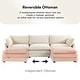 preview thumbnail 63 of 150, Corduroy Sectional Sofa with Removable Ottomans & Ultra-soft Cushions for Living Room & Bedroom