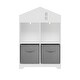 preview thumbnail 13 of 11, 2-Tier Storage Display Organizer with 2 Collapsible Fabric Drawers
