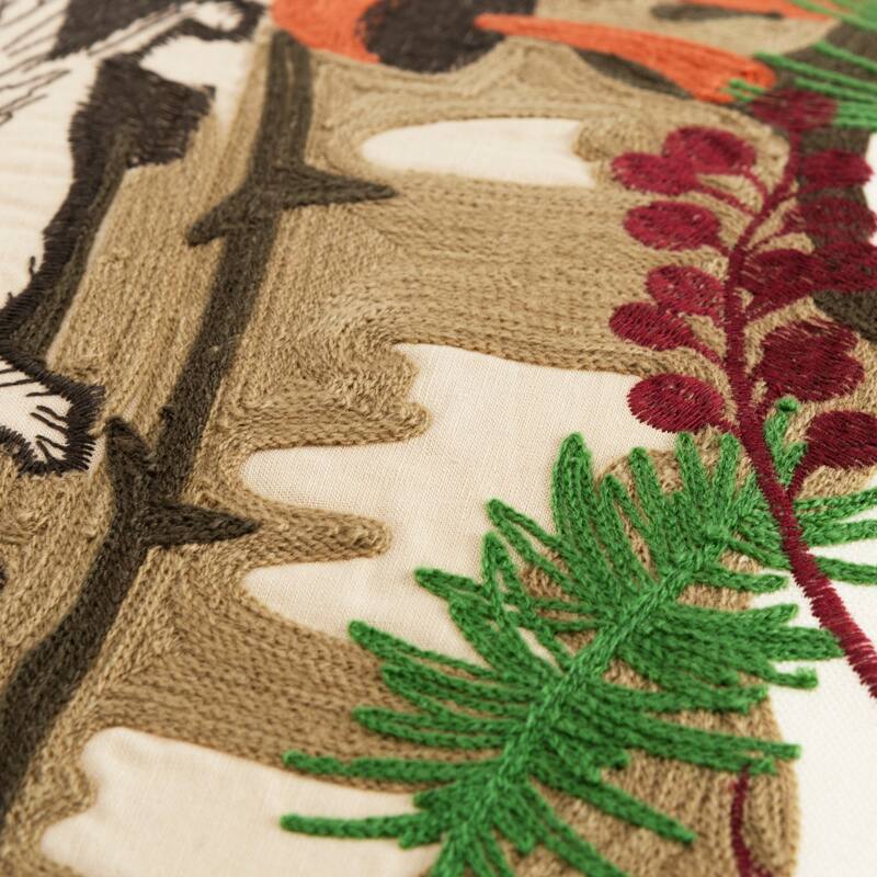 Rizzy Home Woodland Hedgehog Throw Pillow