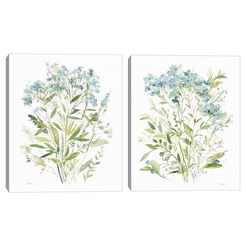Garden Lace I, Garden Lace II by Carol Robinson Canvas Art Prints