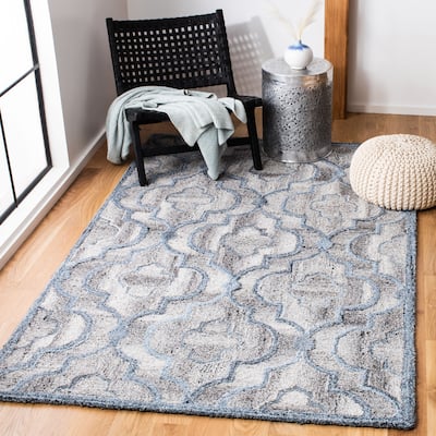 SAFAVIEH Handmade Abstract Mirdza Modern Wool Rug