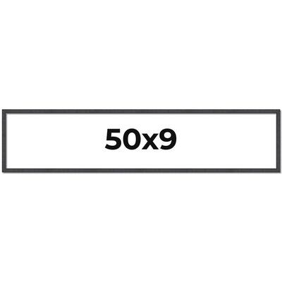 50x9 Frame Brown Solid Wood Picture Frame - Complete Modern Photo