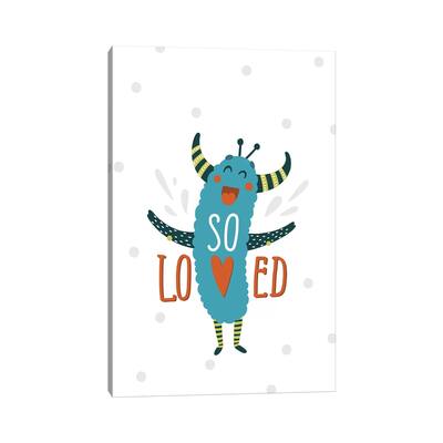 iCanvas "Little Monsters So Loved" by Pixy Paper Canvas Print