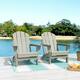 Laguna Outdoor Eco-Friendly Poly Folding Adirondack Chair (Set of 2)