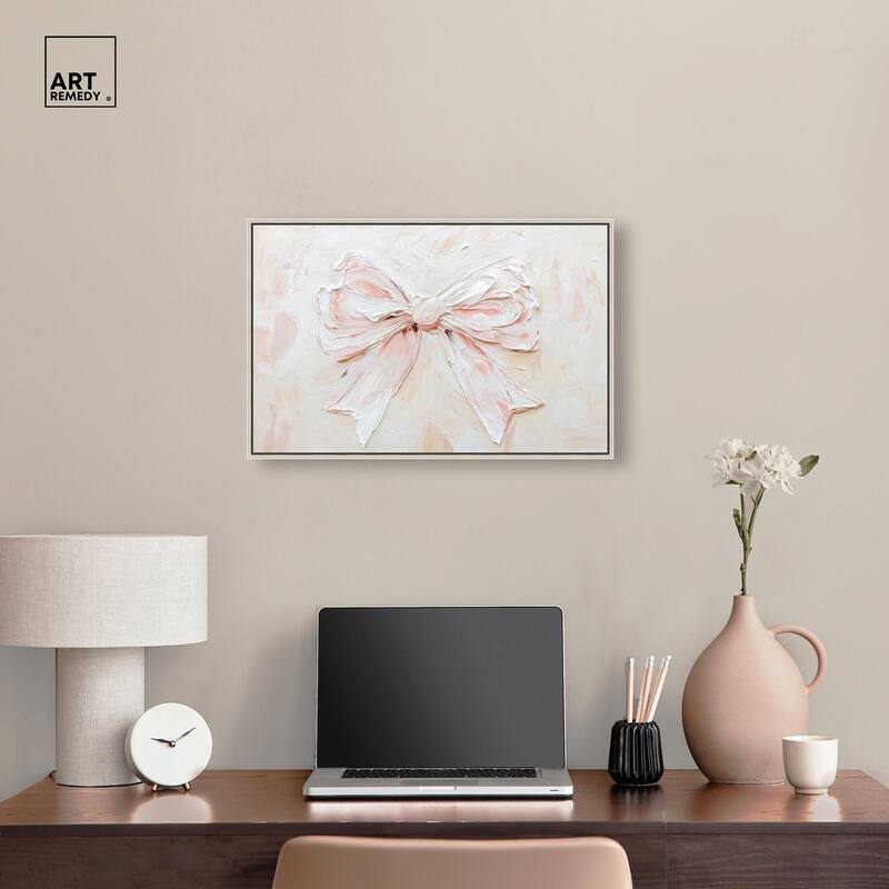 Relief Ribbons Canvas by Art Remedy