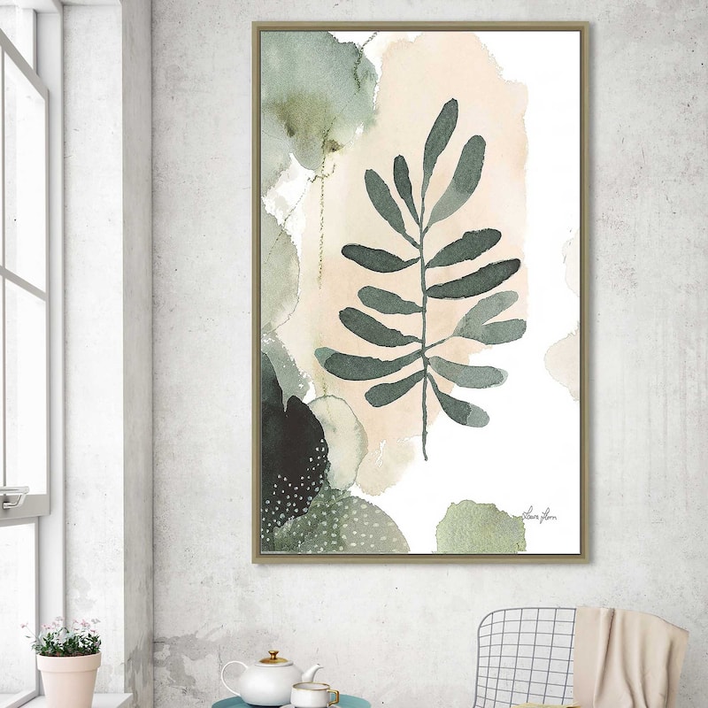 "Sage Bliss III" Print on Floating Canvas