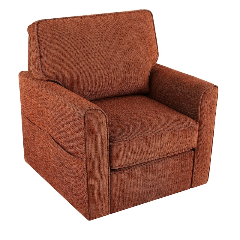 360°Swivel Chair Accent Barrel Armchair