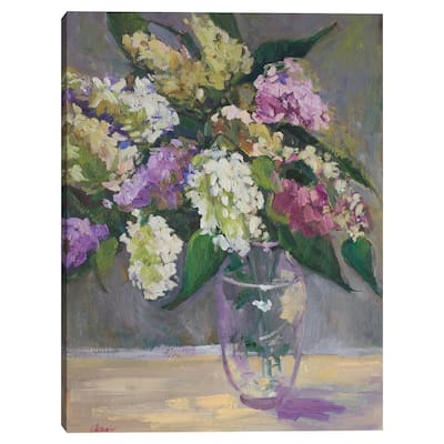 Millies Lilacs by Alexi Fine Canvas Art Print