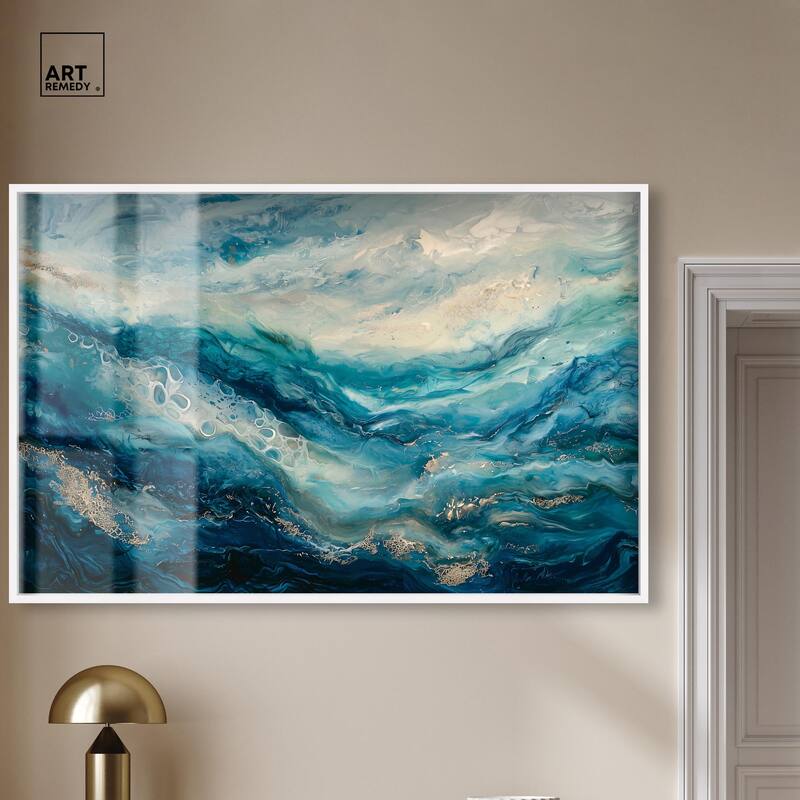 Jeweled Waters Shadowbox by Art Remedy