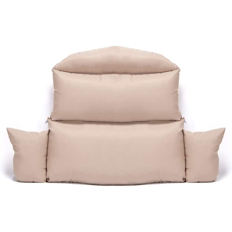 2-Person Hanging Egg Chair Cushion - Durable, Soft Outdoor Swing Seat Replacement - All Colors