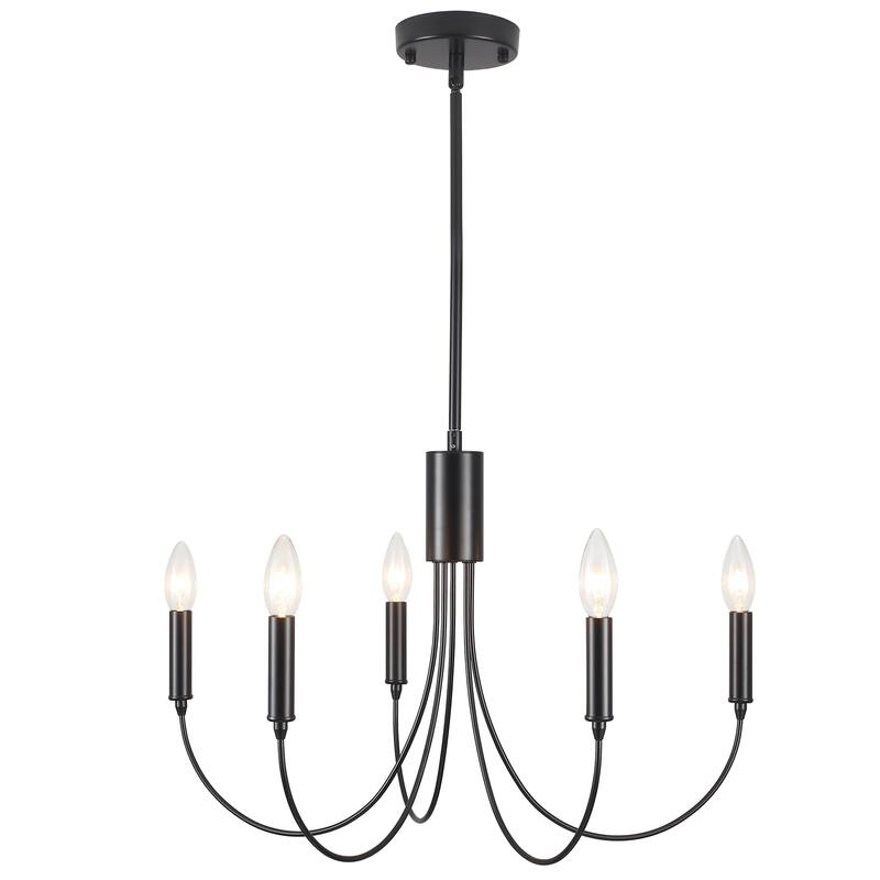 5-Light 23.62 in. Classic Chandelier for Kitchen Living Room