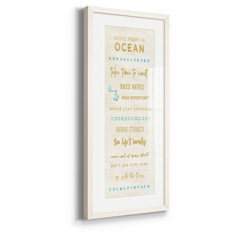 Advice from the Ocean-Premium Gallery Framed Print