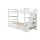 preview thumbnail 25 of 25, Twin over Twin Bunk Beds with Twin Trundle and Stairway Storage