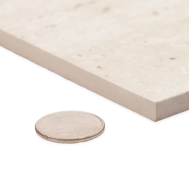 Merola Tile Fusione Travertino Navona 23-1/2" x 23-1/2" Porcelain Floor and Wall Tile