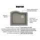 preview thumbnail 31 of 58, Karran Undermount Quartz 24 in. Single Bowl Kitchen Sink Kit