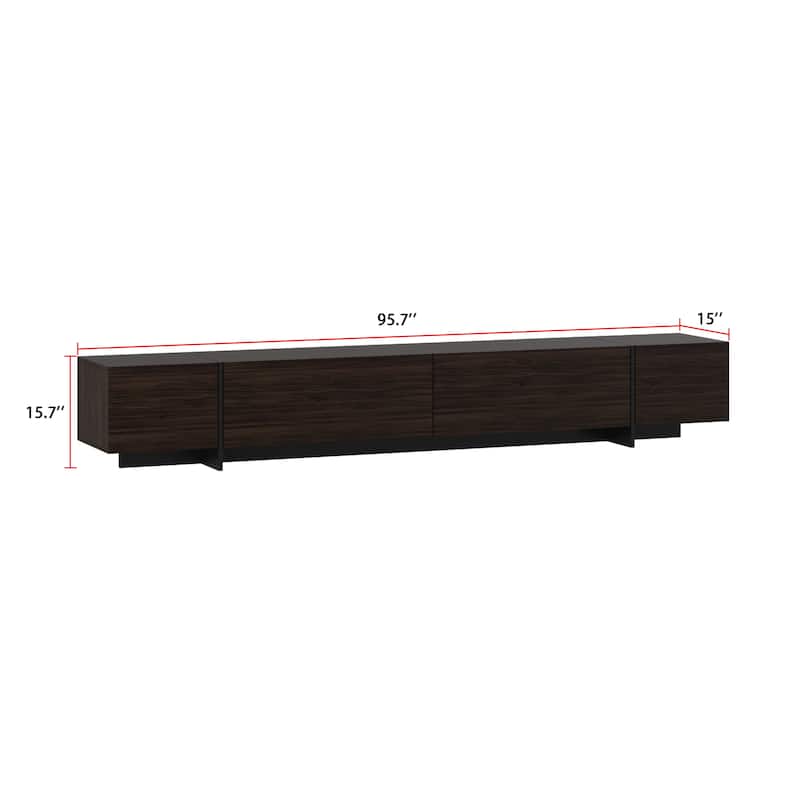 95.7 inch Media Console,Entertainment Center for TV up to 70 inch - 95.7"W