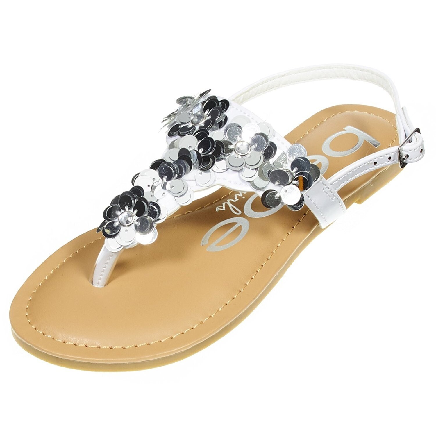 bebe thong sandals