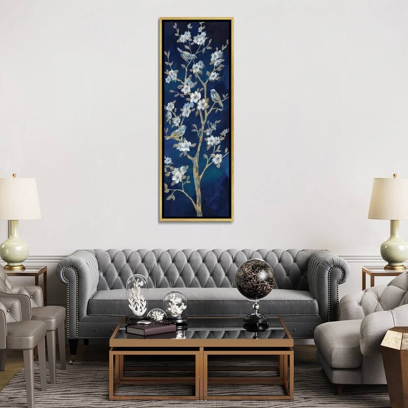 iCanvas "Indigo Spring II" by Nan Framed Canvas Print