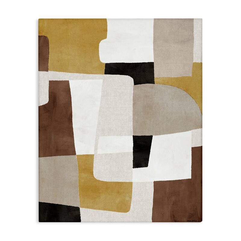 Stupell Funky Boho Geometric Shapes Canvas Wall Art Design By Amber Sterling - 16 x 20