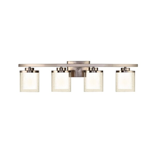 Dolan Designs 3954 Horizon 4 Light Bathroom Fixture - satin nickel