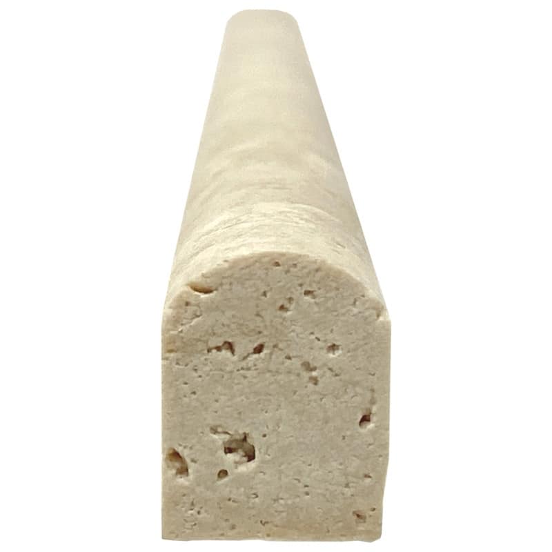 Ivory Travertine 0.62" x 12" Pencil Liner