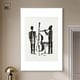 preview thumbnail 18 of 60, Bebop I Black Art Canvas Print by Art Remedy