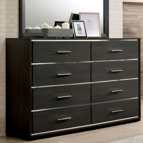 Gray 8 drawer online double dresser