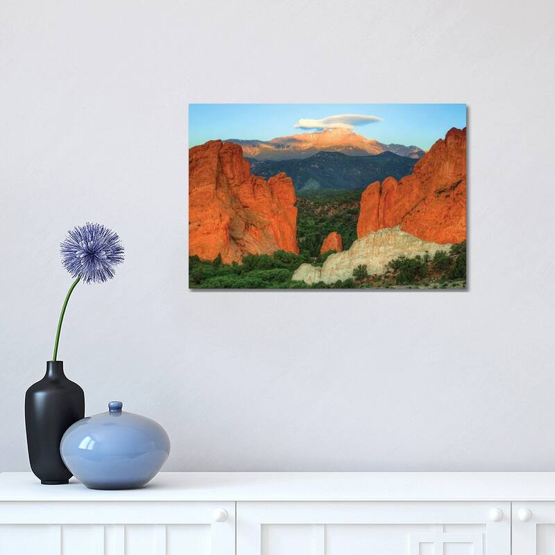 iCanvas "Taking Flight Over Pikes Peak" by Bill Sherrell Canvas Print - 12x18x1.5