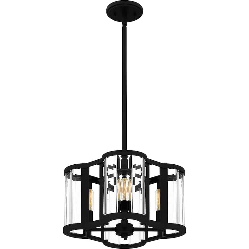 Renee 4-Light Matte Black Pendant