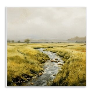 Stupell Calming Horizon River Wall Plaque Art Design By Roozbeh ...