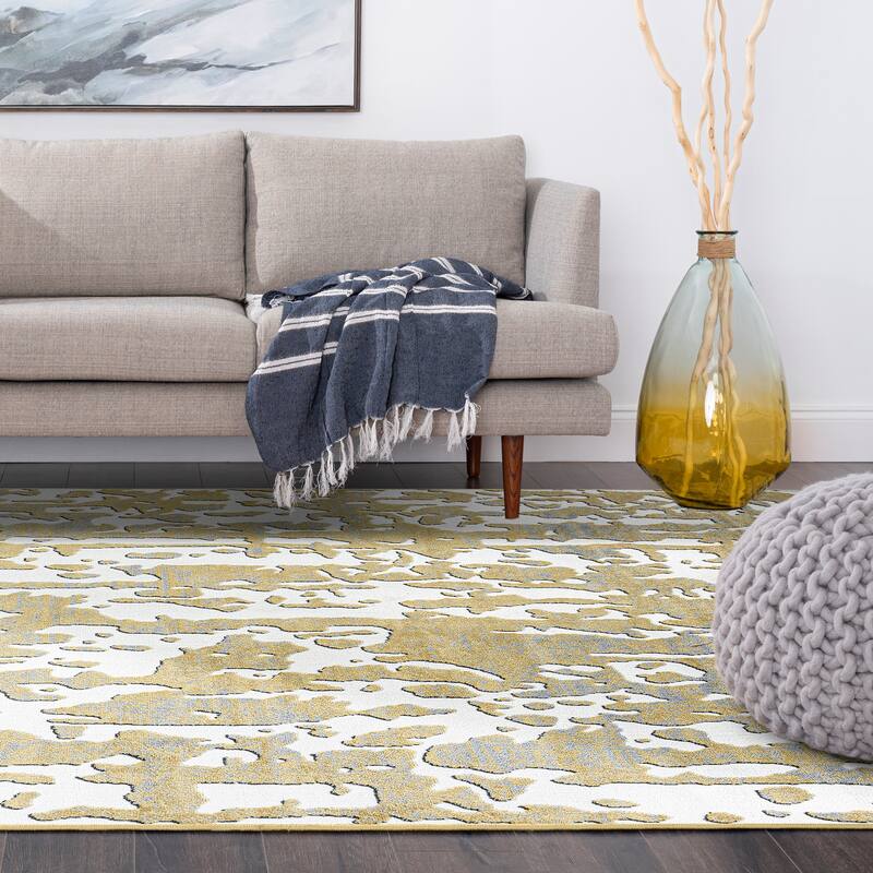 Wyman Modern & Contemporary Abstract Indoor Area Rug