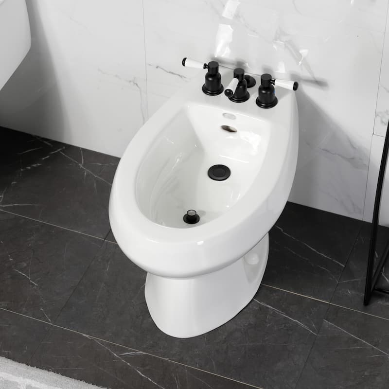 Kingston Brass Paris Three-Handle Bidet Faucet