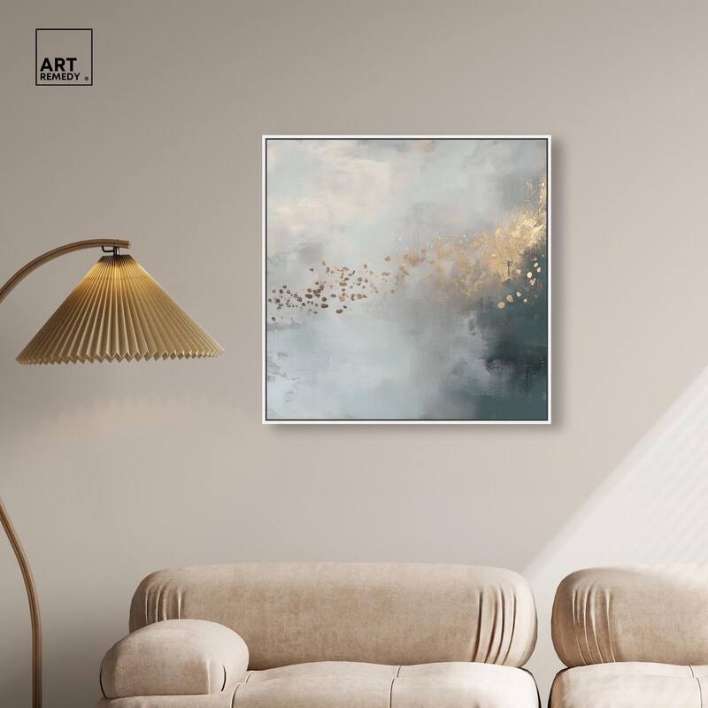 Silvered Hues and Gold I Canvas by Art Remedy