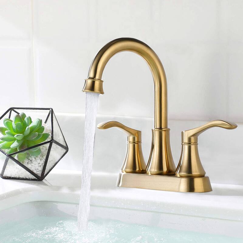 BATHLET Swivel Spout Centerset Bathroom Sink Faucet