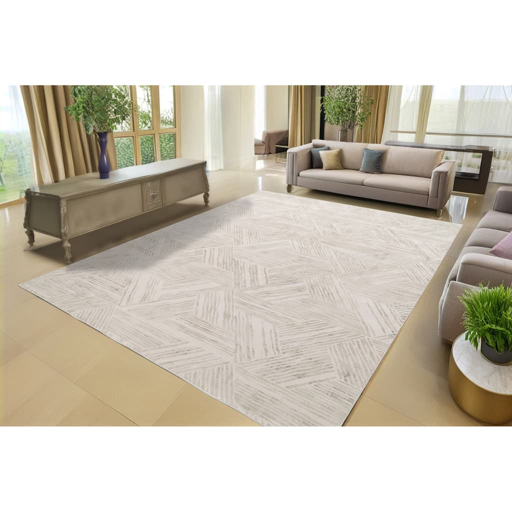 Dynamic Rugs Quartz Transitional Area Rug