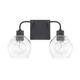 Option Matte Black/ Clear Glass