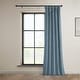 preview thumbnail 132 of 140, Exclusive Fabrics Heritage Plush Velvet Room Darkening Curtain (1 Panel) - Luxurious Single Drapery for Enhanced Room Darkening