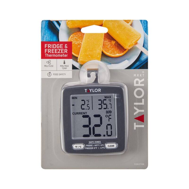 Taylor LCD Display Kitchen Thermometer, Grey