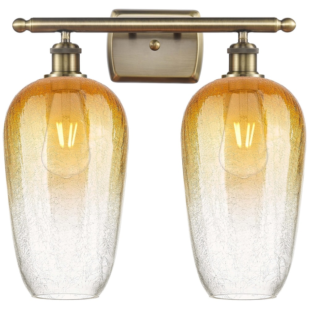 Innovations Lighting 516-2W-16-17 Brookhaven Flute Vanity Brookhaven