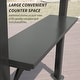 preview thumbnail 9 of 13, Domi Outdoor Living 8' x 5' Hardtop Aluminum Grill Gazebo with Side Shelves and Ceiling Hook