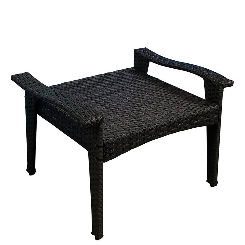 Beige Rattan Luxe 5-piece Outdoor Patio Furniture Set with Removable Plush Cushions, Easy Clean and Assemble
