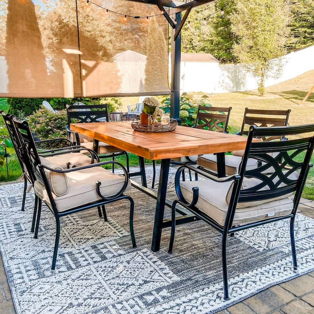Outdoor Acacia Wood Dining Table