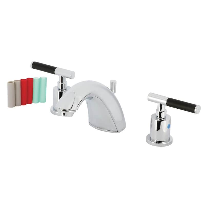 Kingston Brass FB895.CKL Kaiser 1.2 GPM Widespread Bathroom Faucet - Polished Chrome