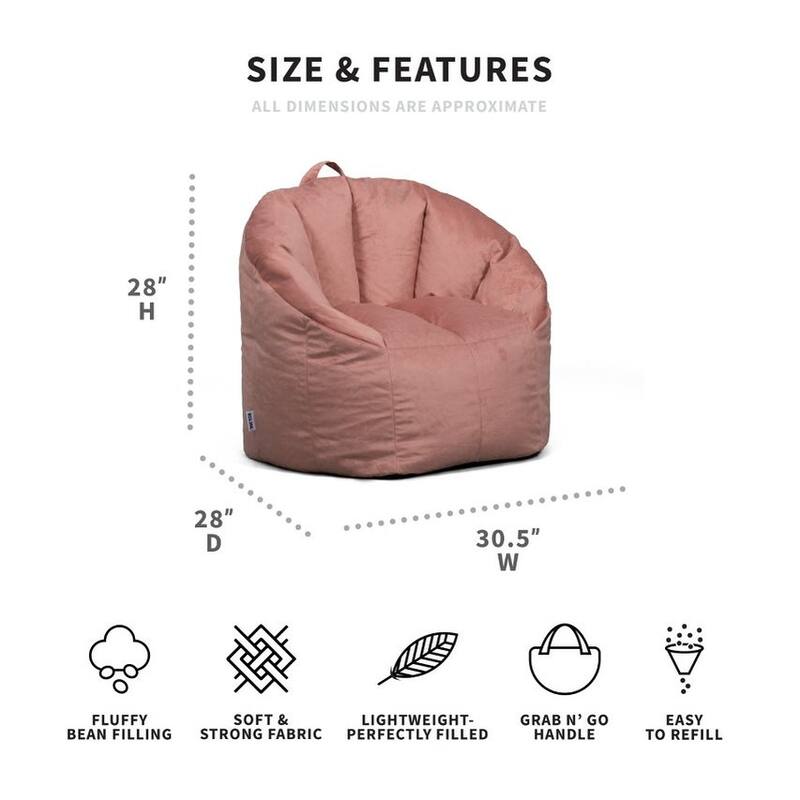 Big Joe Milano Bean Bag Chair, Multiple Colors