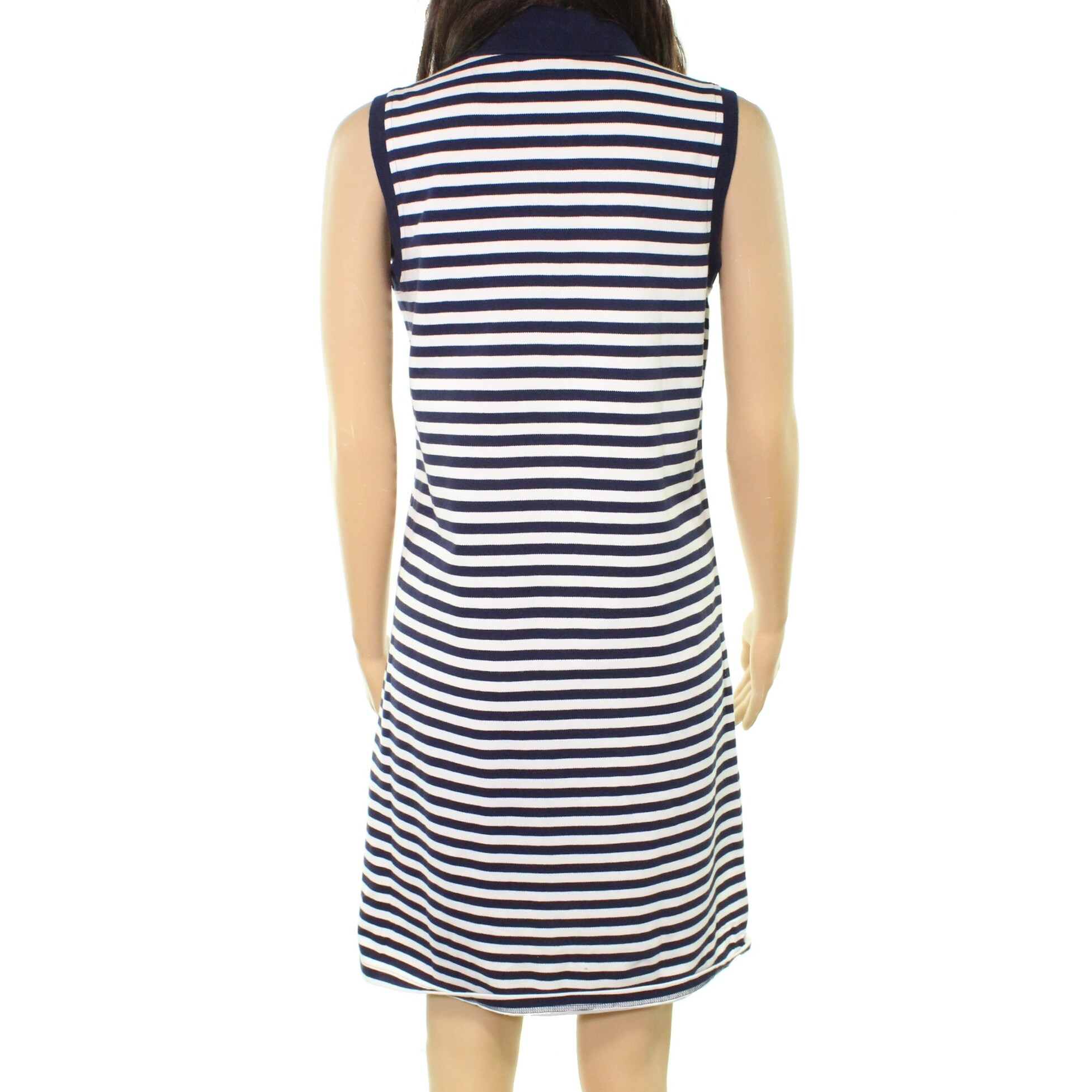 Shop Tommy Hilfiger New Navy Blue Womens Size Xl Striped Polo