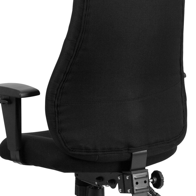 High Back Fabric Multifunction Ergonomic Task Chair with Adjustable Arms