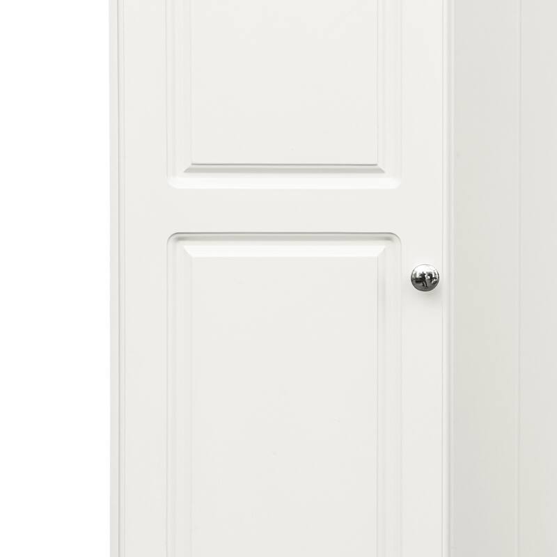 Minimalist Stylish Hall Tree with Shoe Cabinet with 3 Hanging Hooks