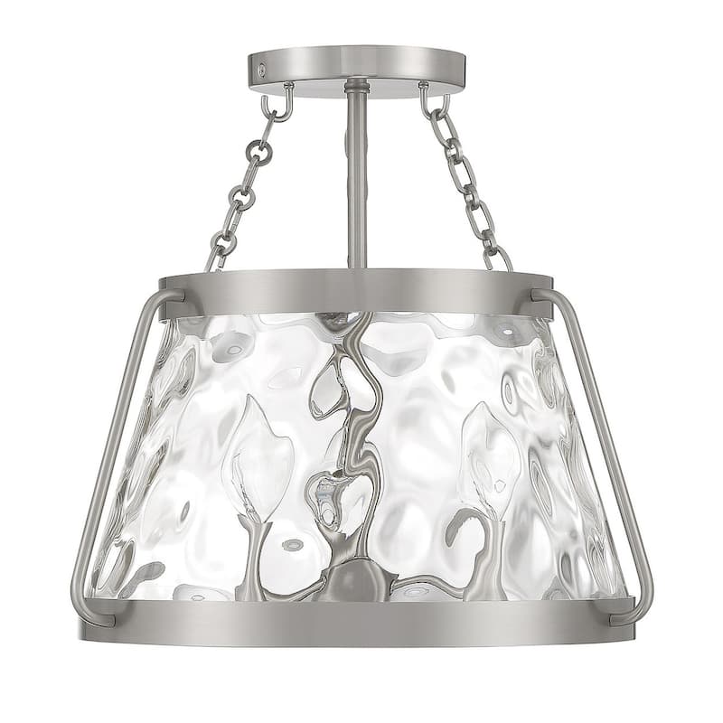 Savoy House 6-1802-3 Crawford 3 Light 15" Wide Semi-flush Ceiling