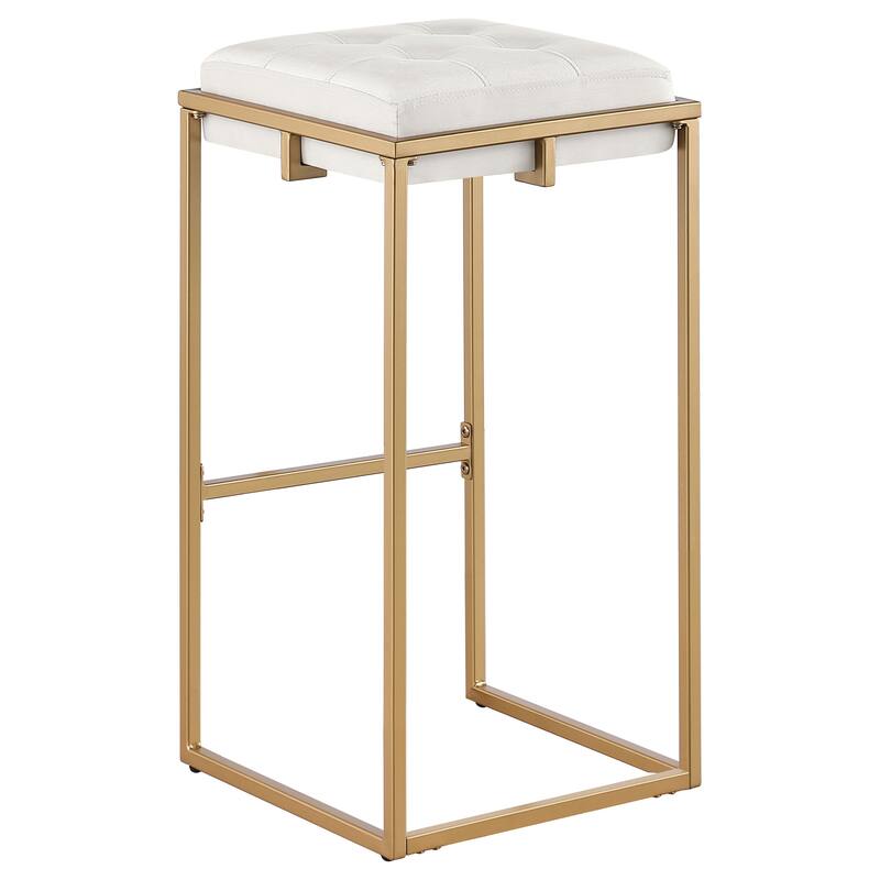 Nadia Upholstered Backless Stool (Set of 2)