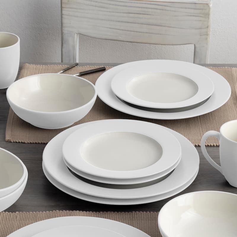 Noritake Colorwave 16-Piece Rim Dinnerware Set, Service For 4